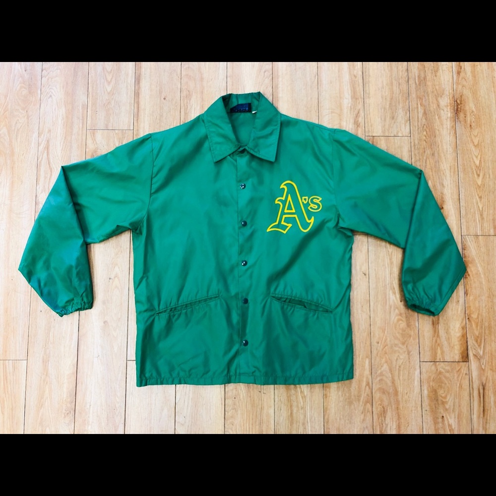 Vintage Oakland A's Coaches Jacket